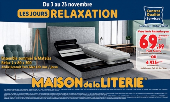 [OFFRE]Ensemble sommier & matelas relax 2 x 80 X 200