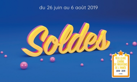 SOLDES du 26 juin au 6 août dans tous nos magasins !