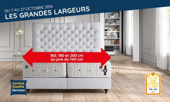 [PROMO] Votre lit XXL au prix du 140 cm !