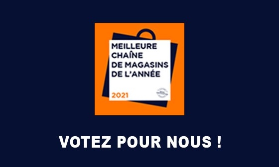 VOTEZ pour votre Meilleure Chaîne de Magasins 2020 !